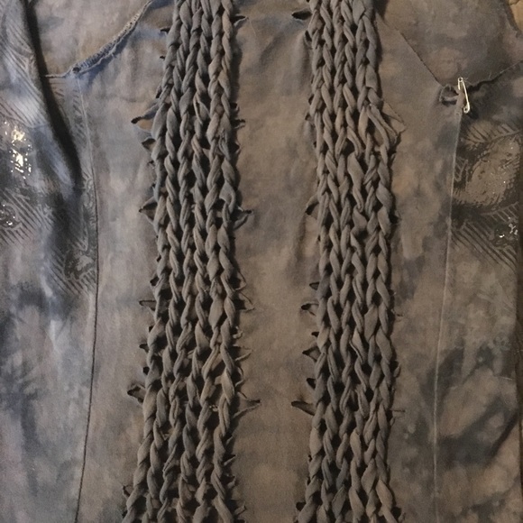 ONE-OF-A-KIND Cut, Weaved and Restyled Shirt - Picture 6 of 7